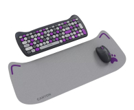 CANYON Zestaw klawiatura i mysz HSET-W6 Violet z podkładką - 1283178 - zdjęcie 3